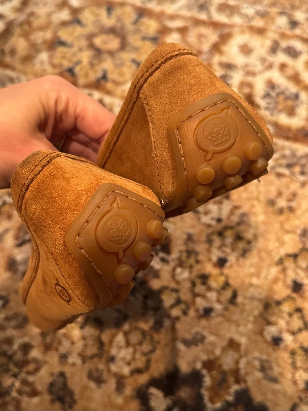 Born Women's Tan Suede Moccasin Loafers size 9